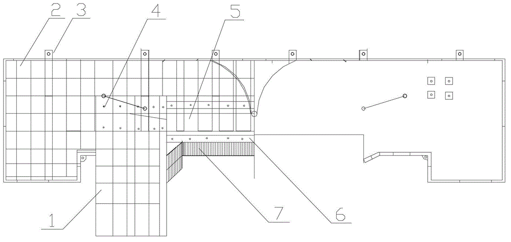 Integrated secondary smoke box for converter stokehole