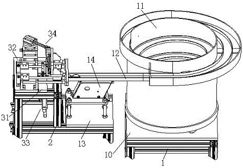 Feeding mechanism of brake pump sealing ring feeding machine