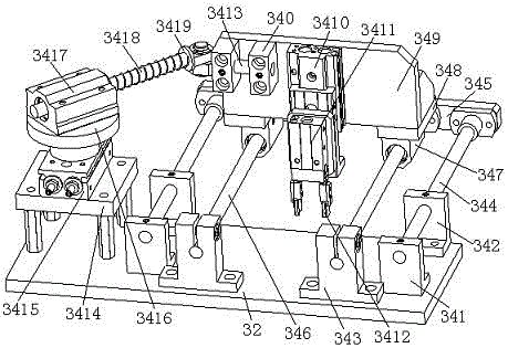 Feeding mechanism of brake pump sealing ring feeding machine