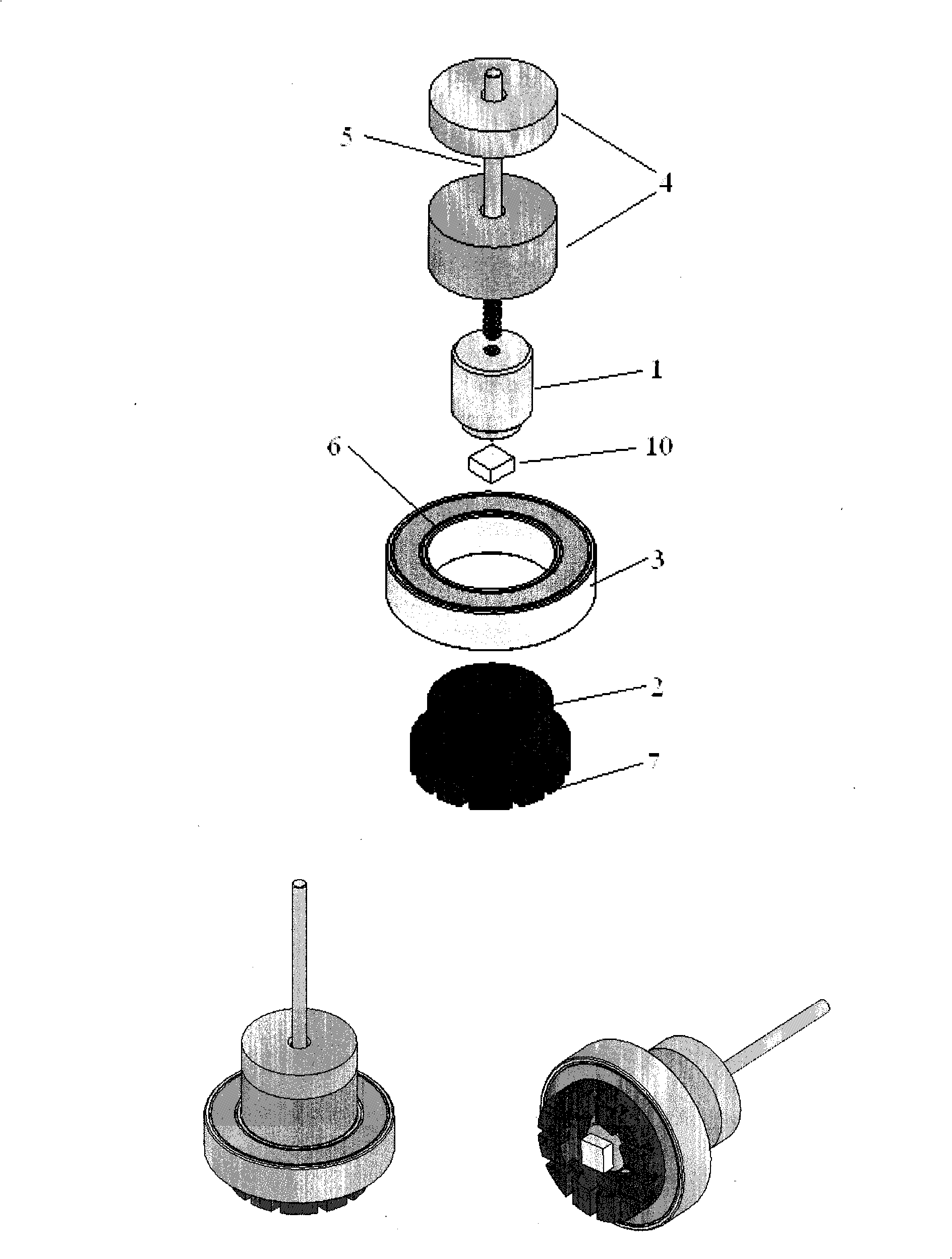 Handheld grinding pan and use method thereof