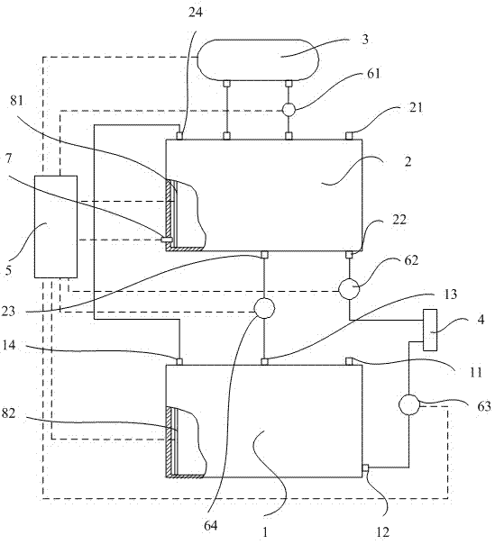 Rail train, shower system for rail train, and shower system control method