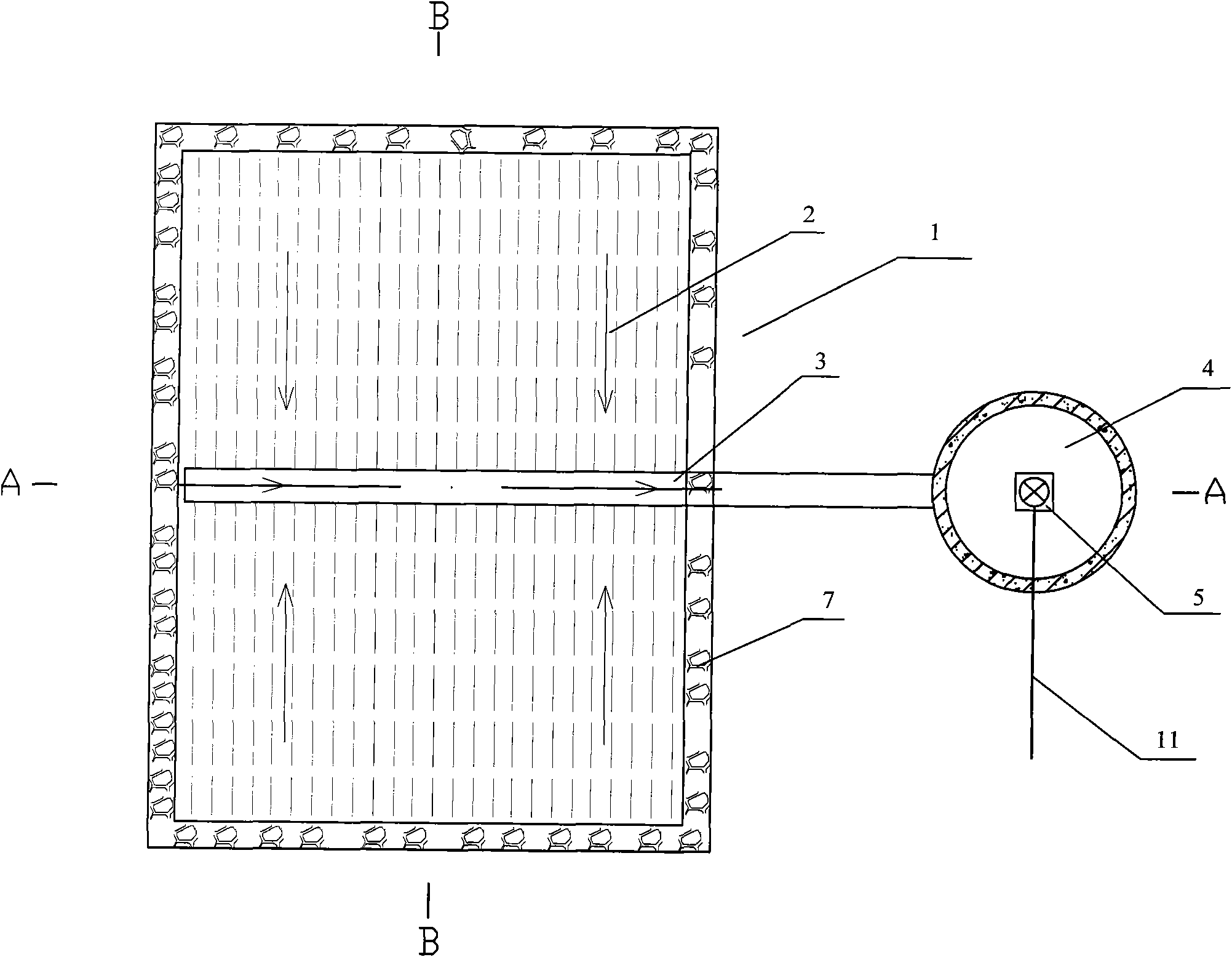 Filter-well circulating purification system and method for purifying river by using same