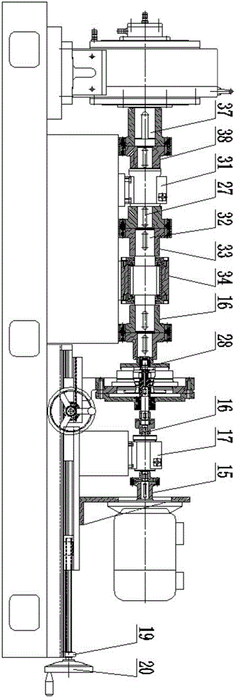 Speed reducer transmission efficiency test system