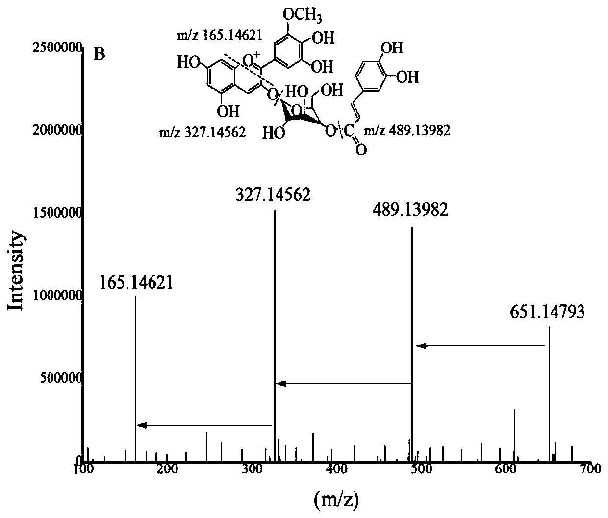 Steady-state petunidin-3-O-glucoside derivative and preparation method thereof