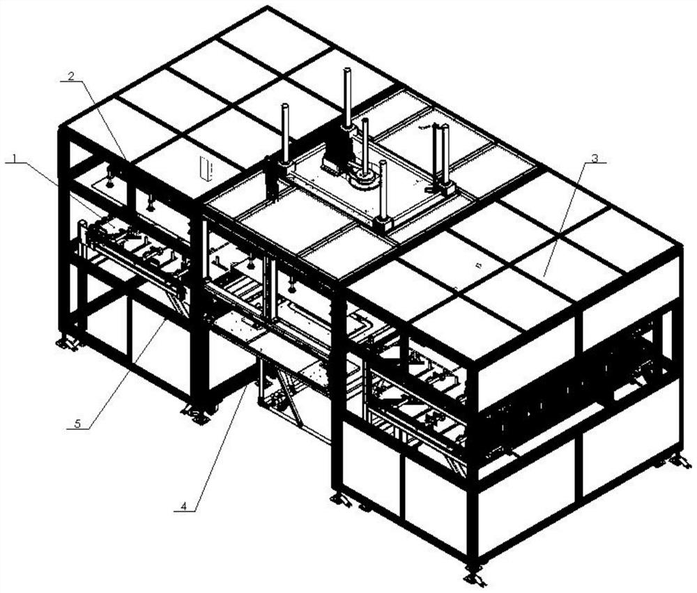 Film material cloth paving device applied to FPD and electronic industries