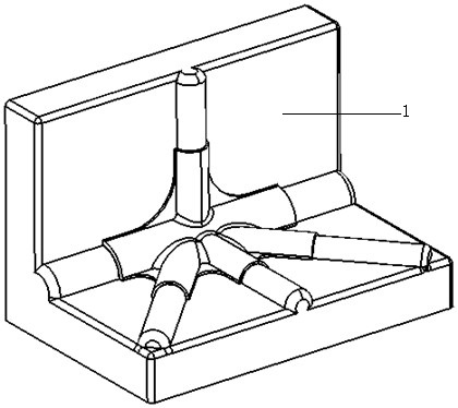 A method for manufacturing a carbon fiber composite multi-way joint