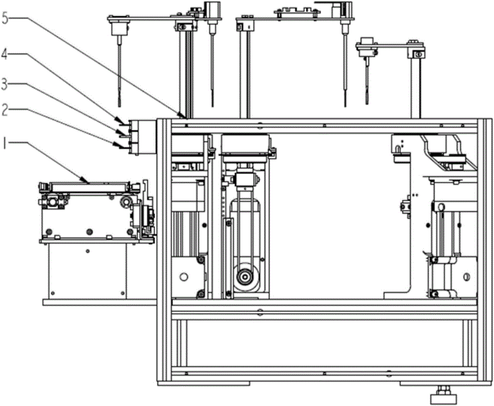 Test tube identification method and test tube identification device for detection equipment