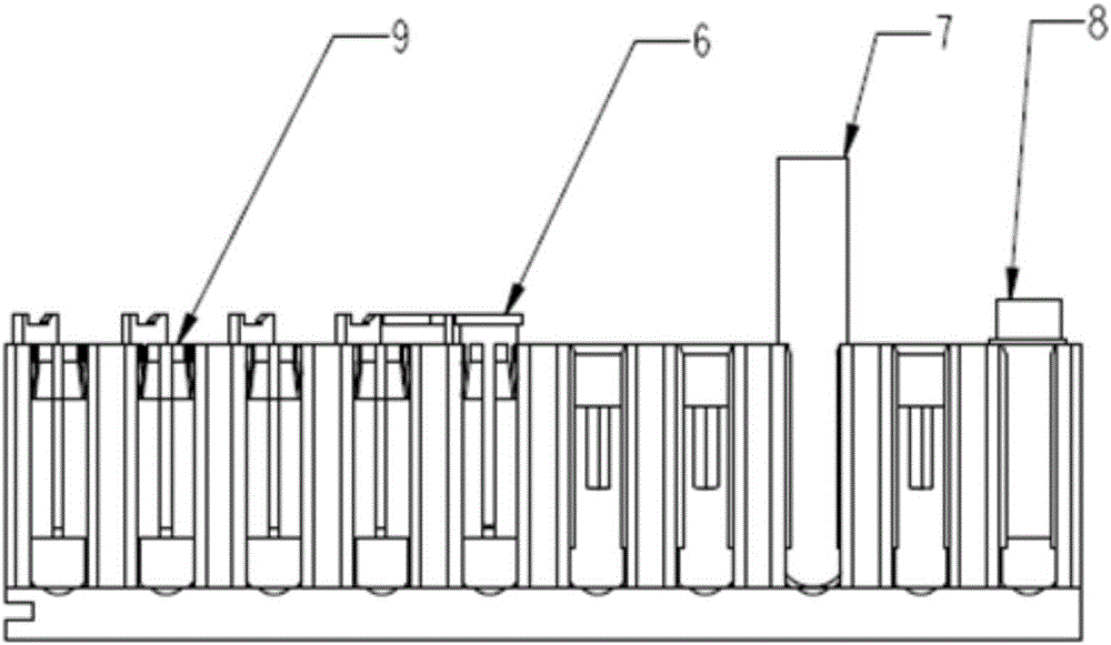 Test tube identification method and test tube identification device for detection equipment