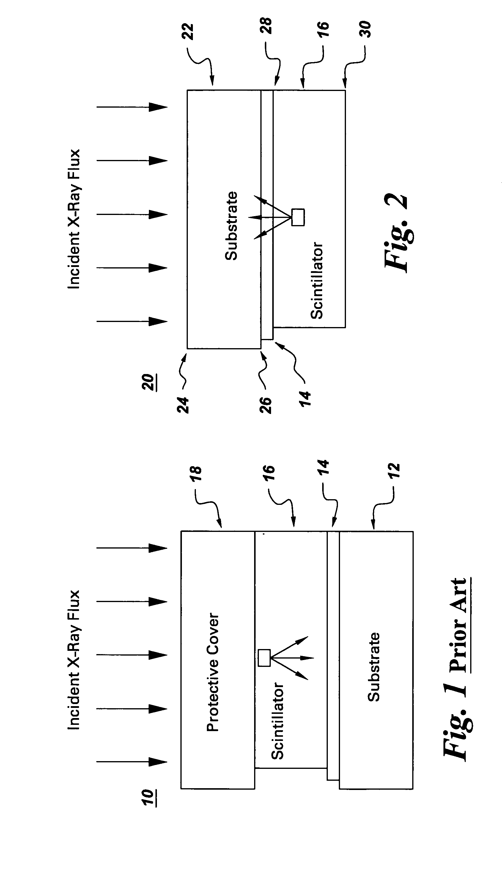 Solid-state radiation imager with back-side irradiation