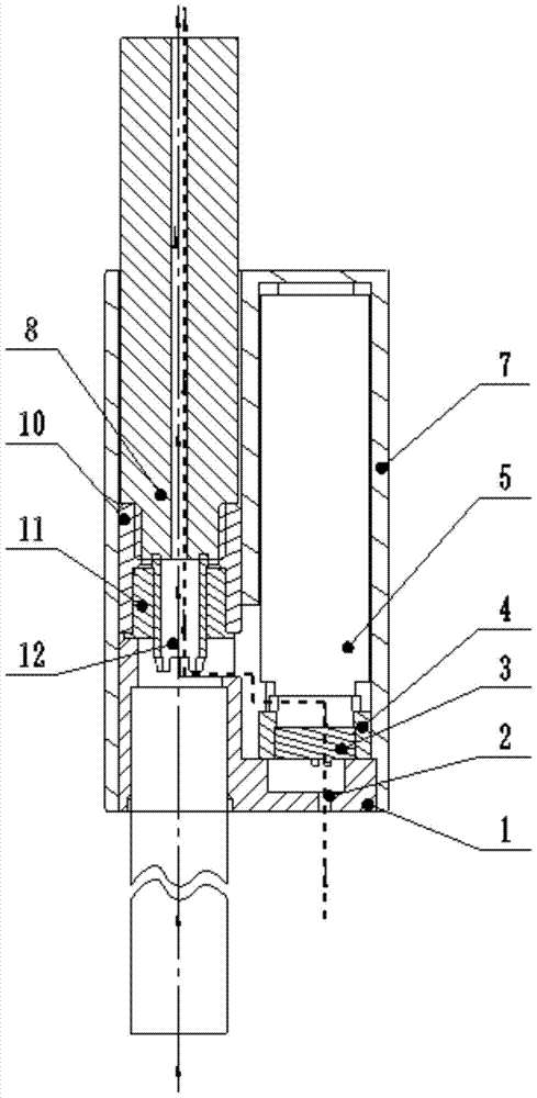 A cigarette smoking device with electronic atomization function