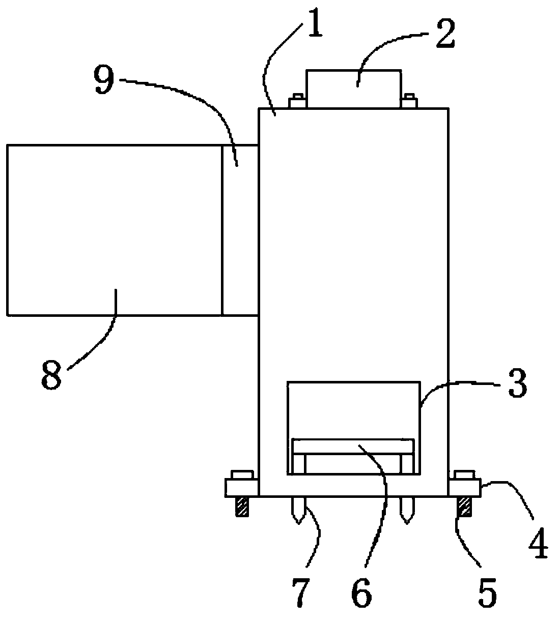 Entrance guard with protective function