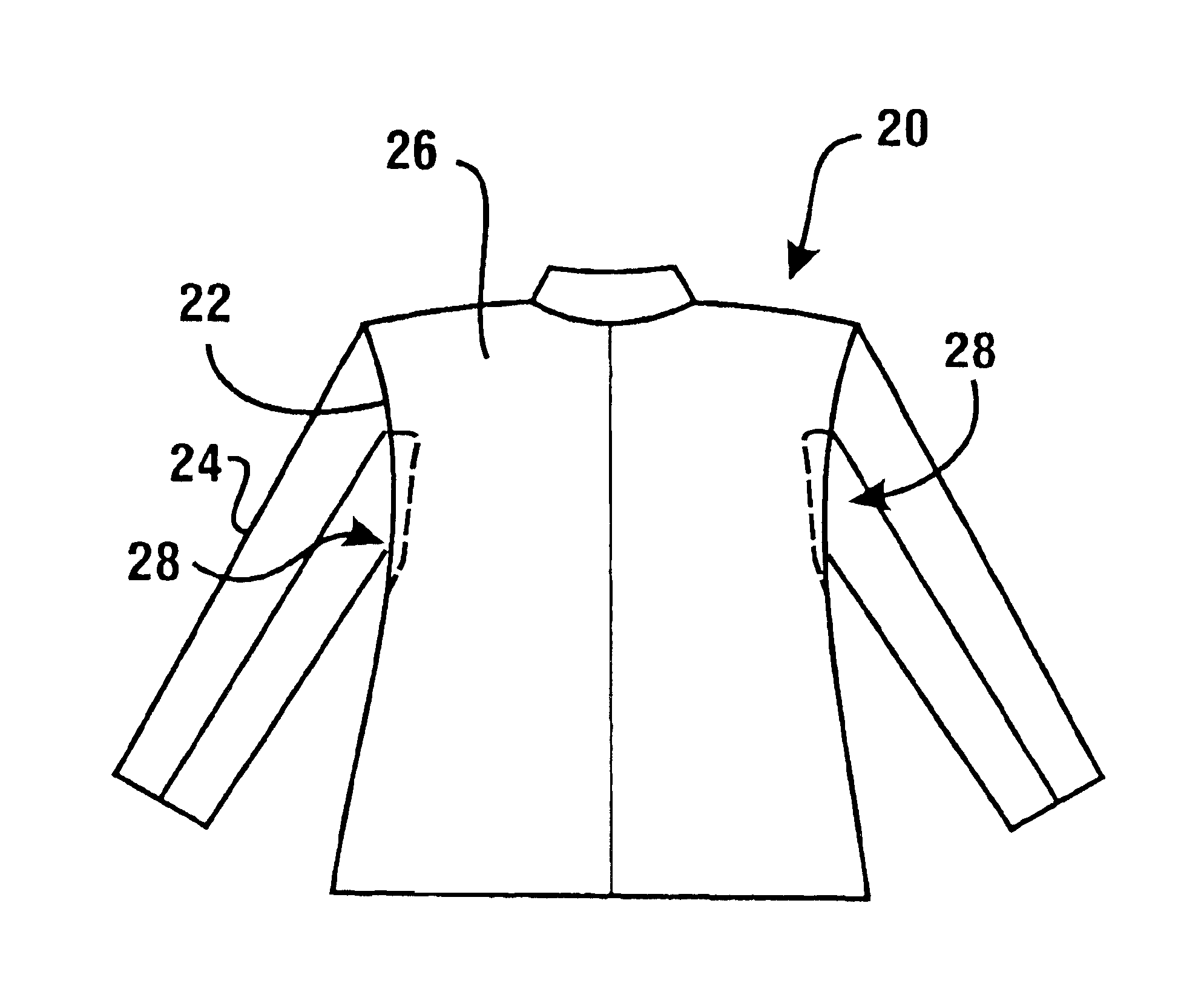 Self-adjusting garment