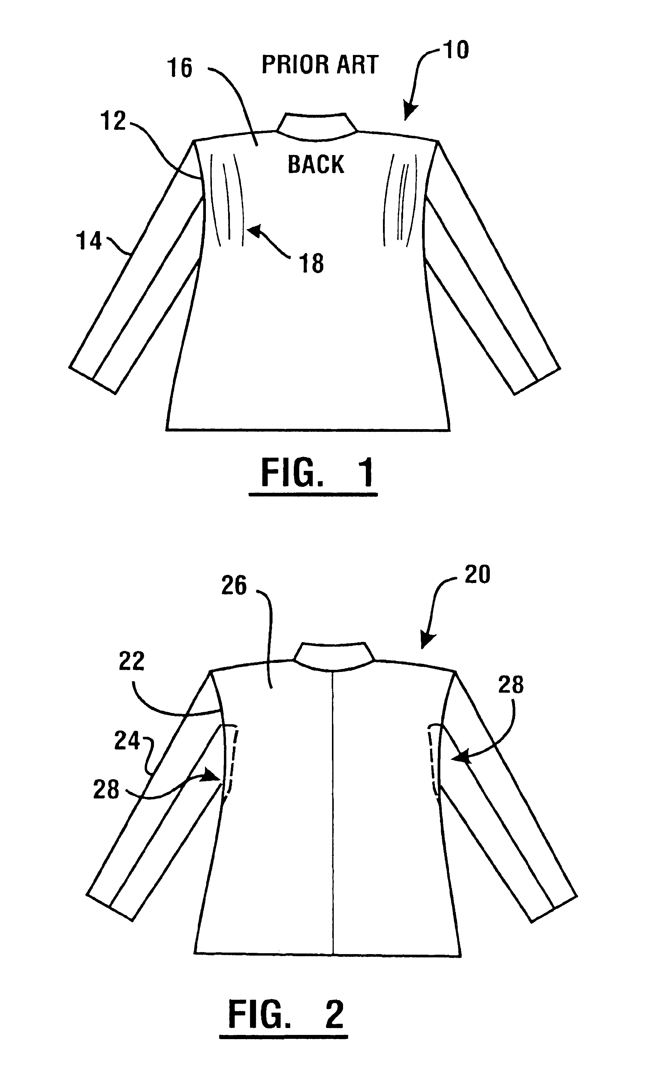 Self-adjusting garment