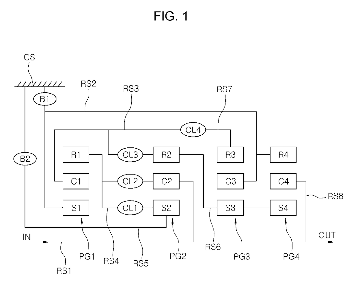 Multi-stage transmission for vehicle