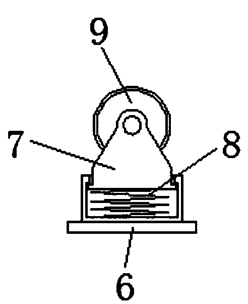 Automobile skylight with locking structure and sliding rail of automobile skylight