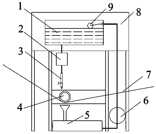 A carbon fiber groove roll sizing device