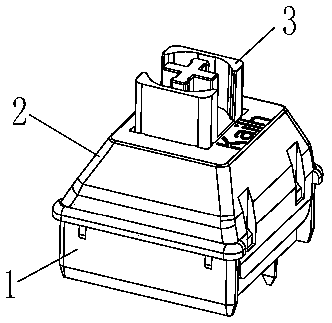 Key switch with press sound production function