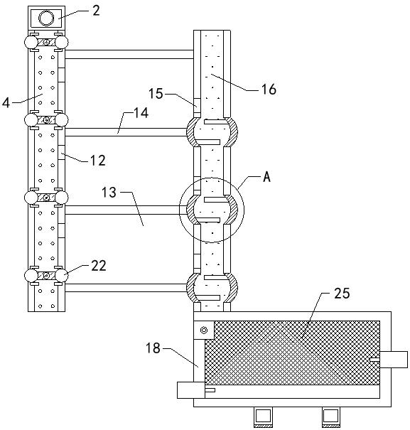 Non-point source zero-pollution treatment system for rice field in ecological irrigation area