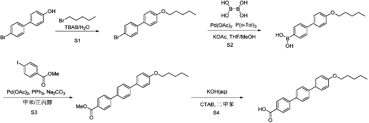 Anidulafungin side chain intermediate 4''-(pentyloxy)-[1,1':4',1''-terphenyl]-4-carboxylic acid