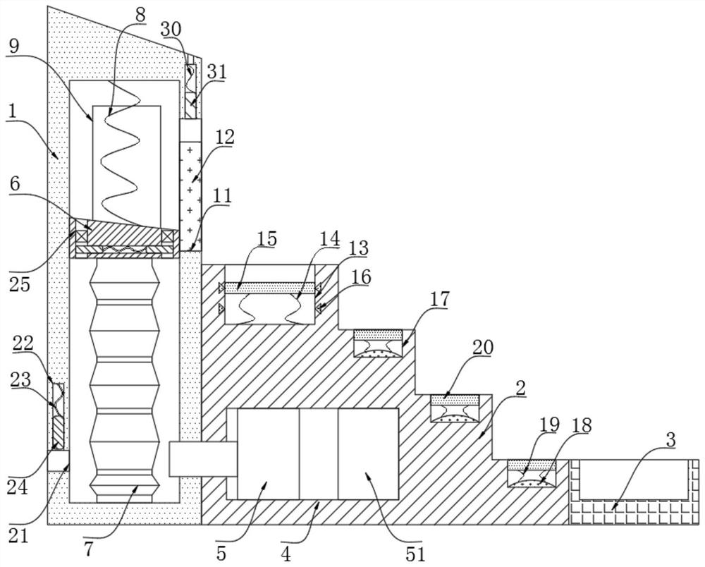 Automatic feeding equipment for meat rabbit breeding