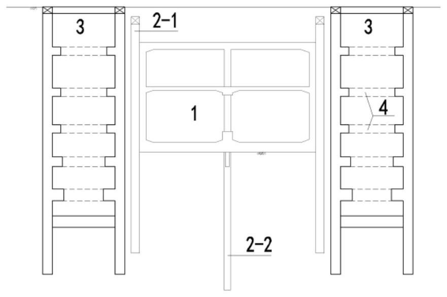 Construction method of tunnel structure for manual and mechanical combined obstacle removal of water-rich sand layer