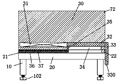 Improved medicinal material grinding table device