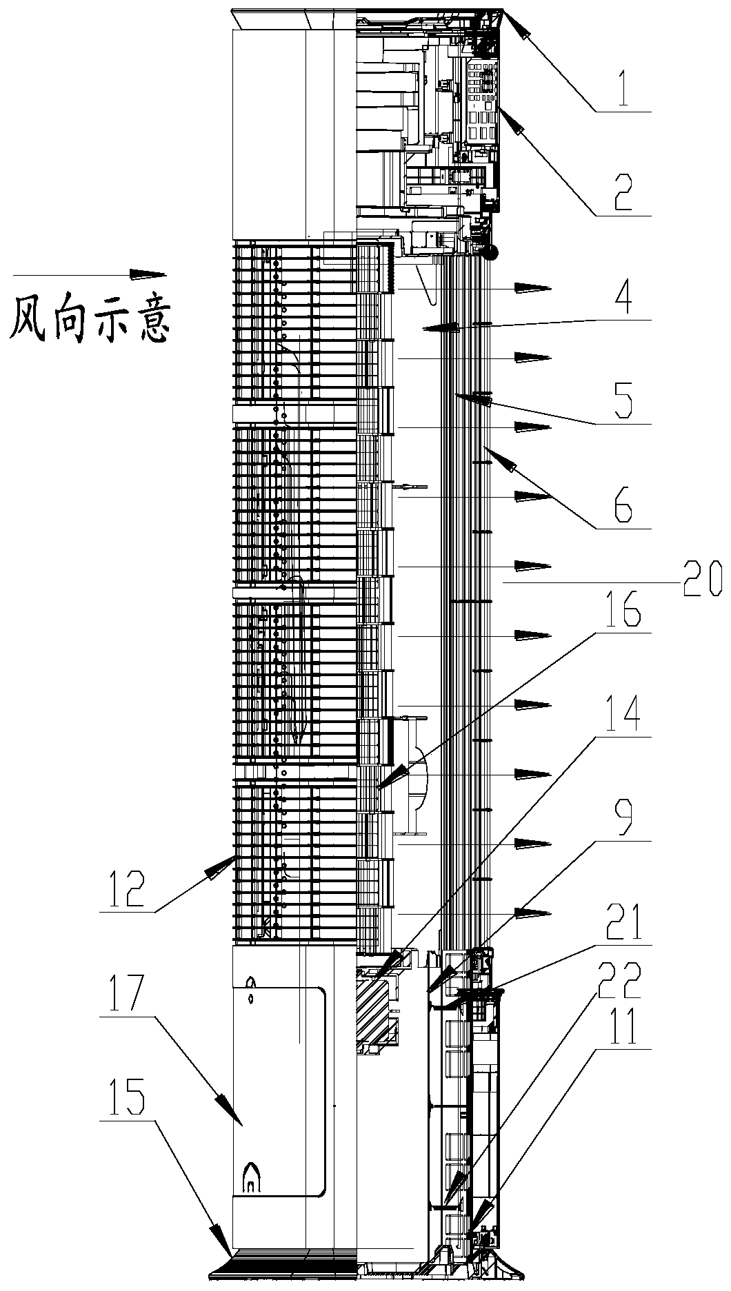 Air conditioner air outlet and guide structure, air conditioner indoor unit, air conditioner and control method