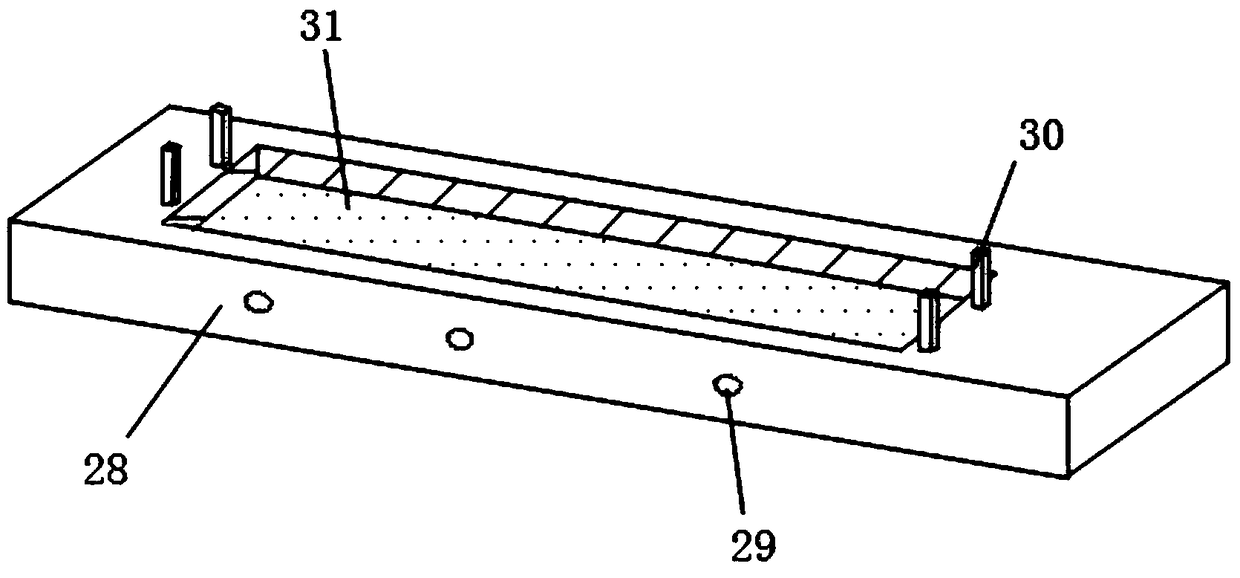 Display rack provided with stable base structure