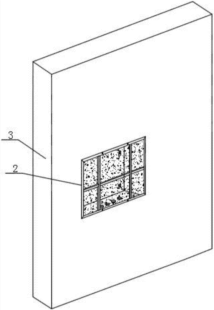 Construction method for integral pouring of concealed-mounting distribution box along with concrete wall structure