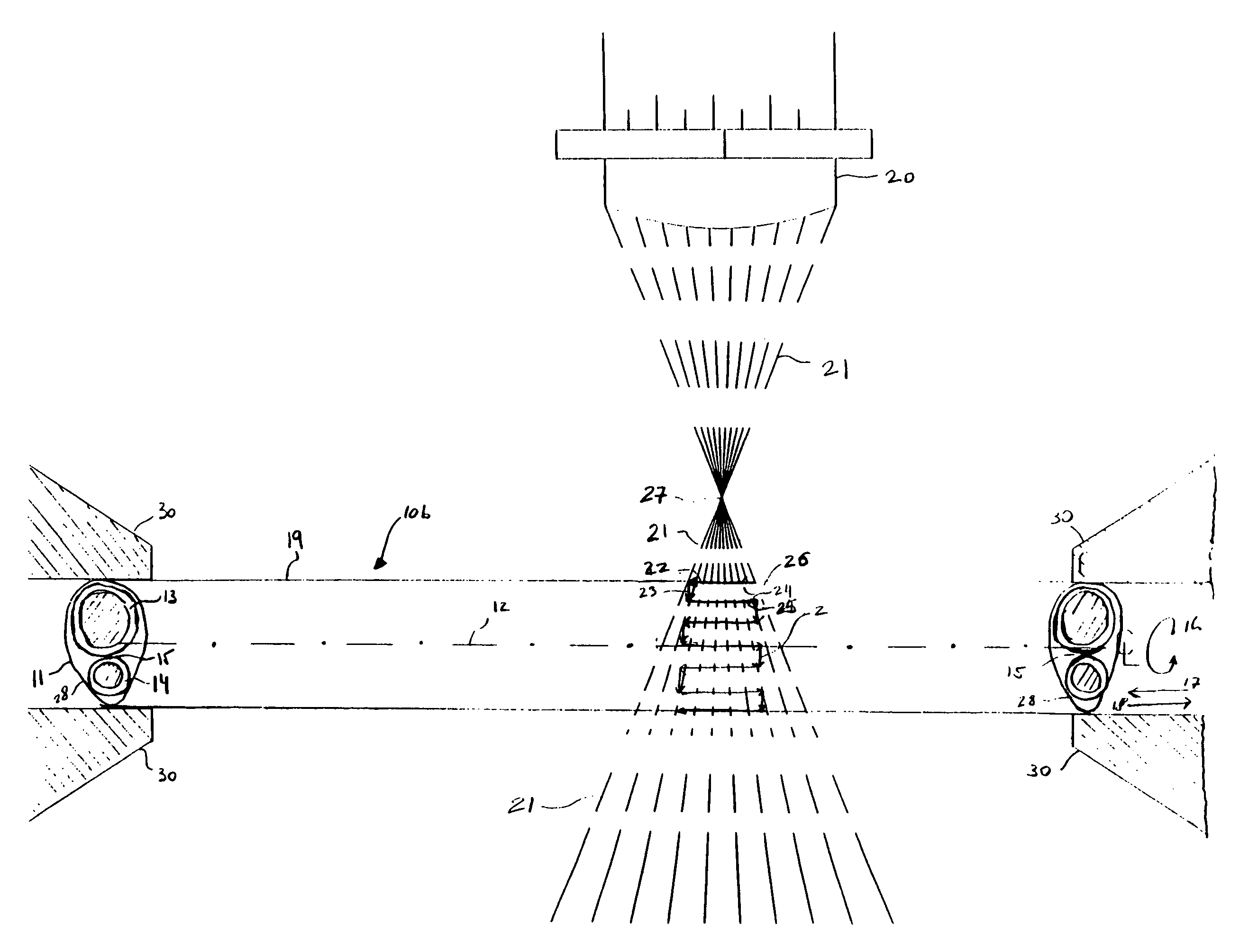 Square-wave laser bonding