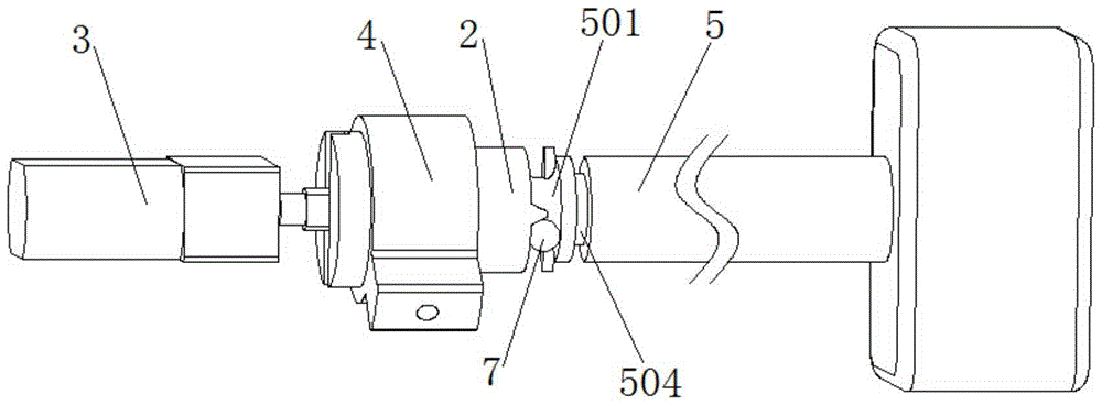 An electronic remote control lock head with emergency opening function