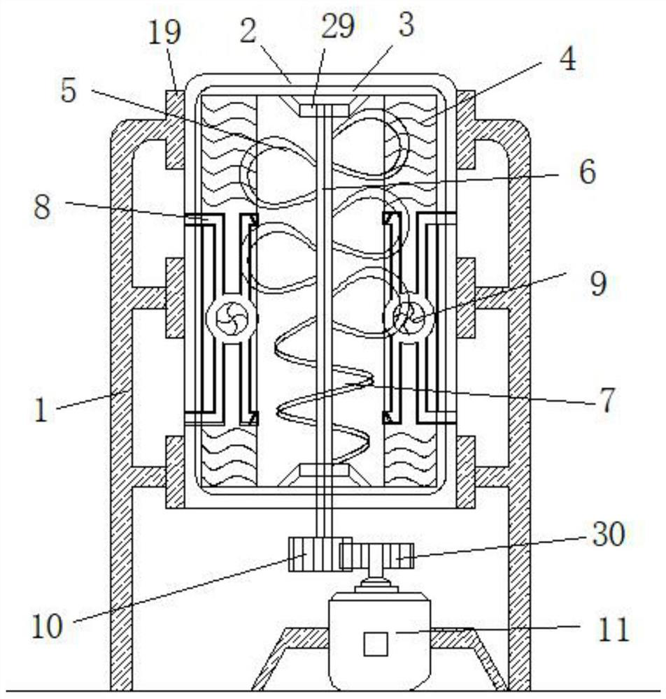 A high-temperature melting device for non-woven fabric production