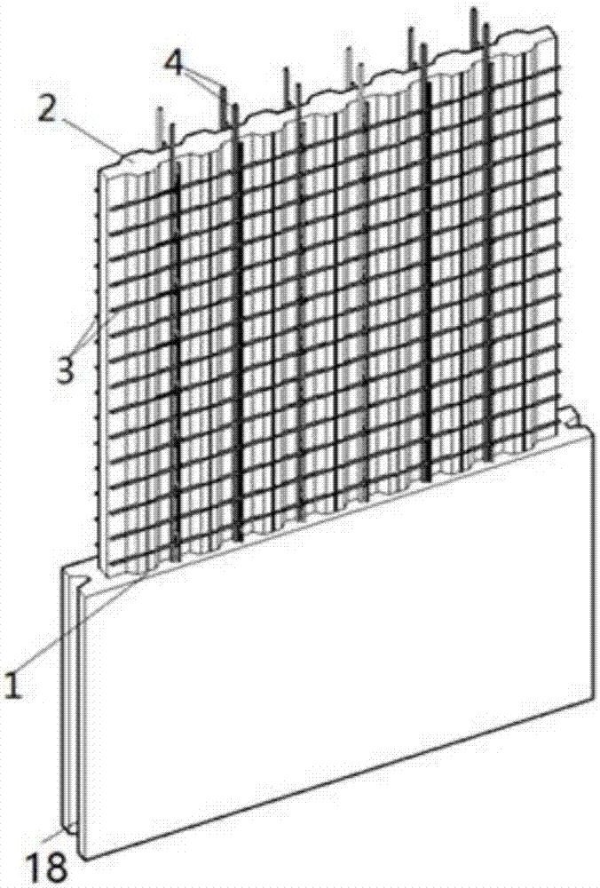 Prefabricated prestress heat-preservation external wall board, special mold and manufacturing method of external wall board