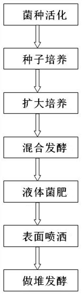 Efficient decomposition liquid bacterial fertilizer as well as preparation method and application thereof