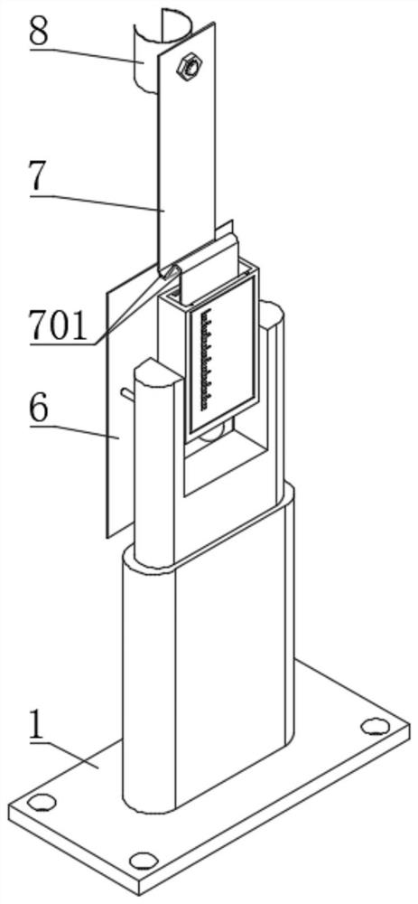 Scaffold settlement monitoring system and use method