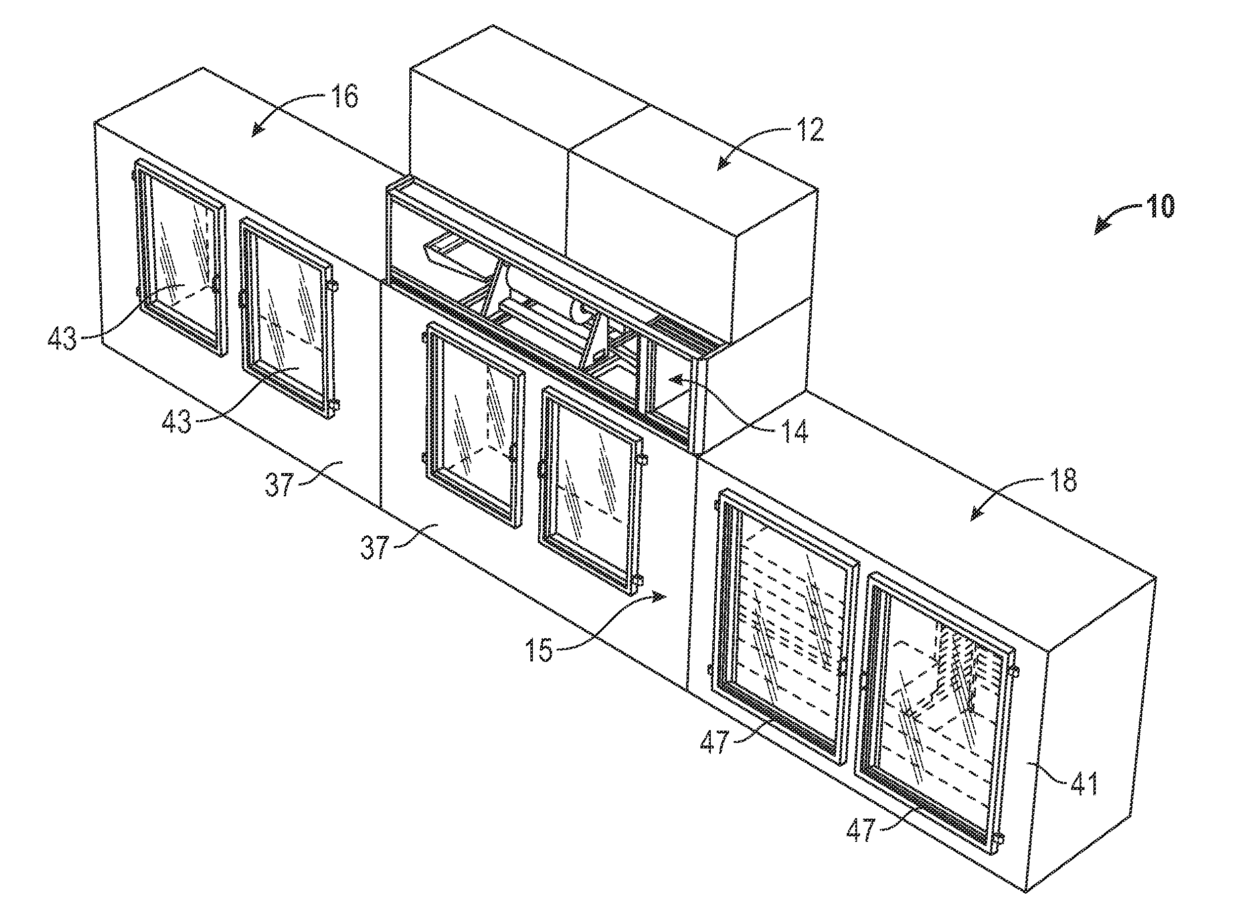 Method and apparatus for distributing and storing serially produced articles in multiple storage units