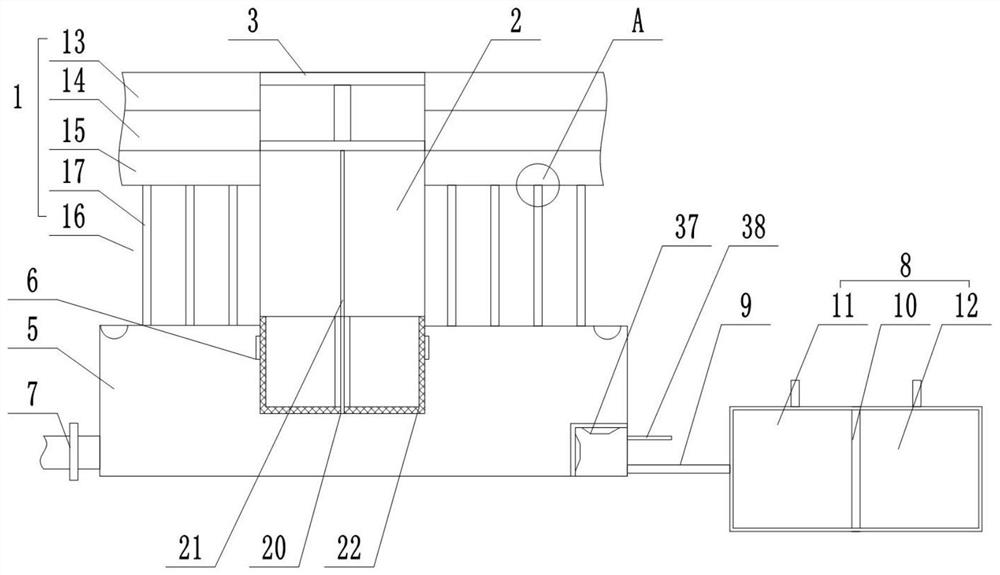 Novel sponge city rainwater treatment system