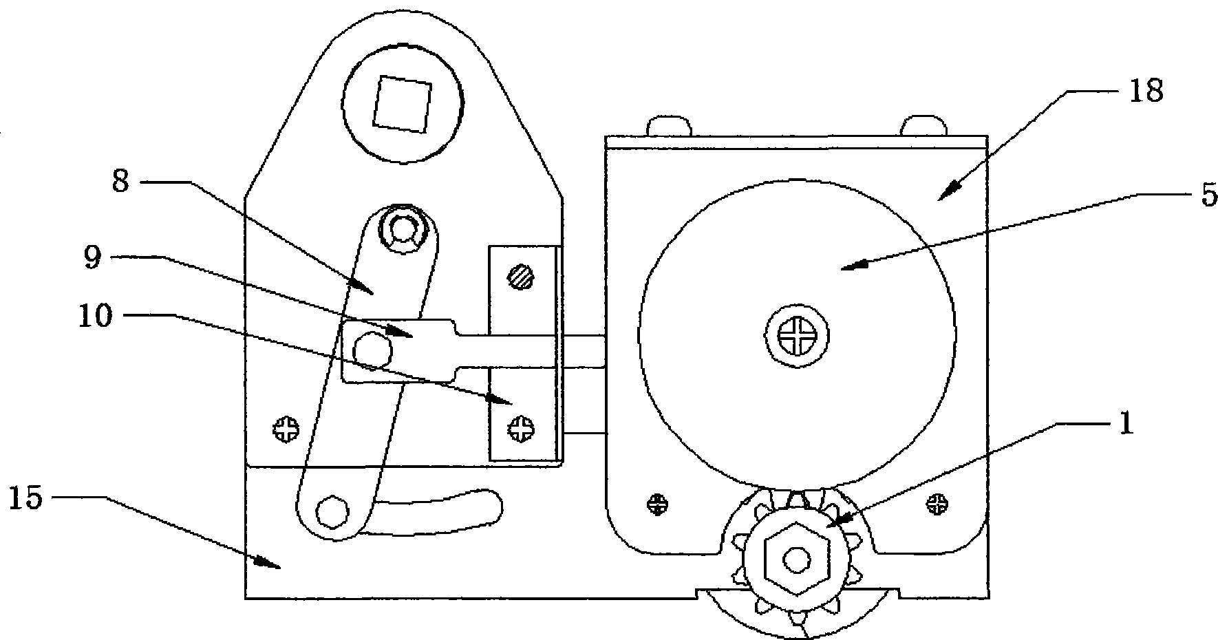 Drawer pushing device for draw-out switch cabinet