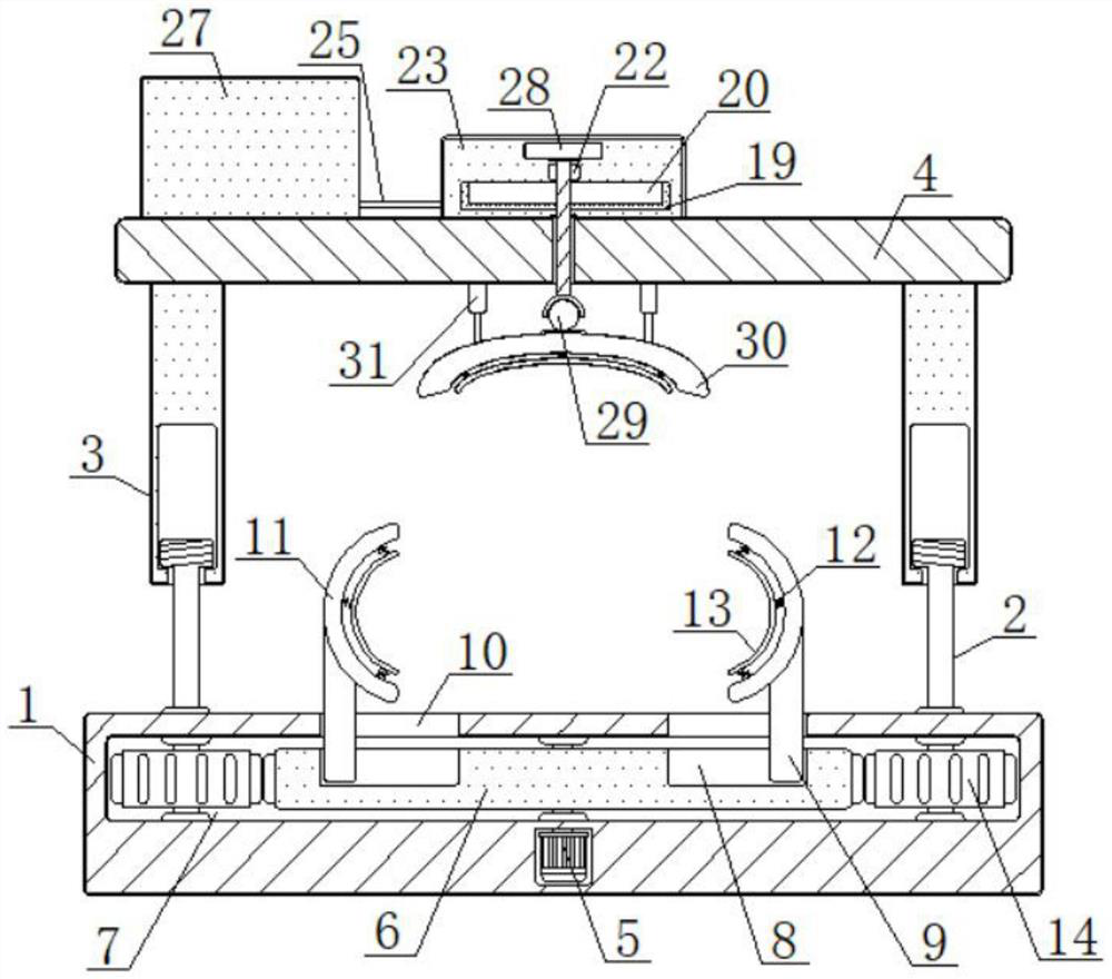 Auxiliary hemostasis device for vascular surgery nursing