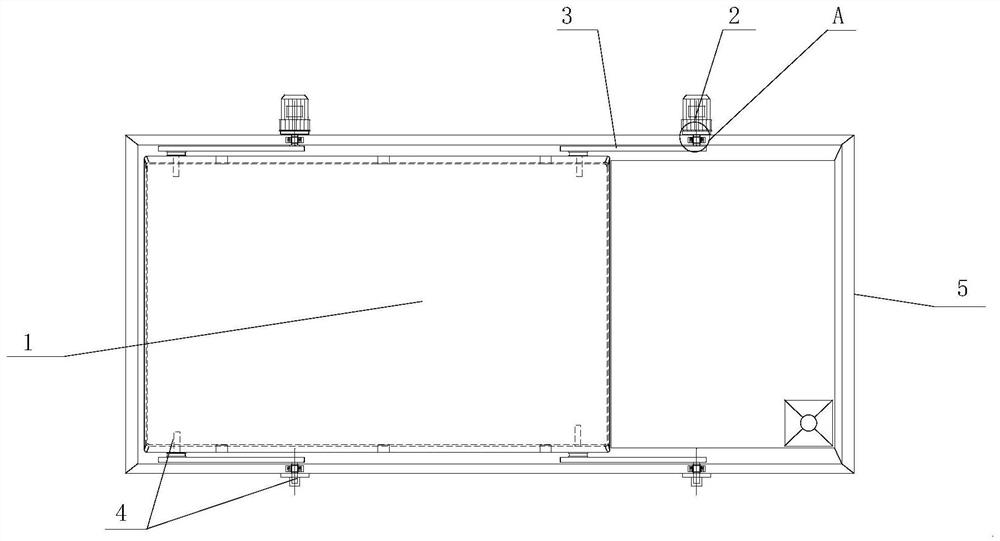 Electric cantilever side-sway rotating type dissecting table lifting mechanism