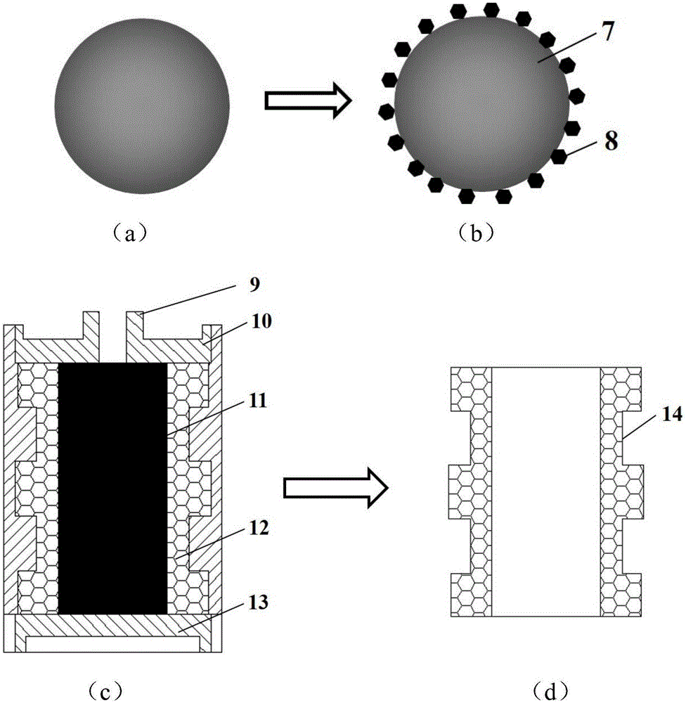 Hot-isostatic-pressing forming method for in-situ generation of continuous spatial net structure