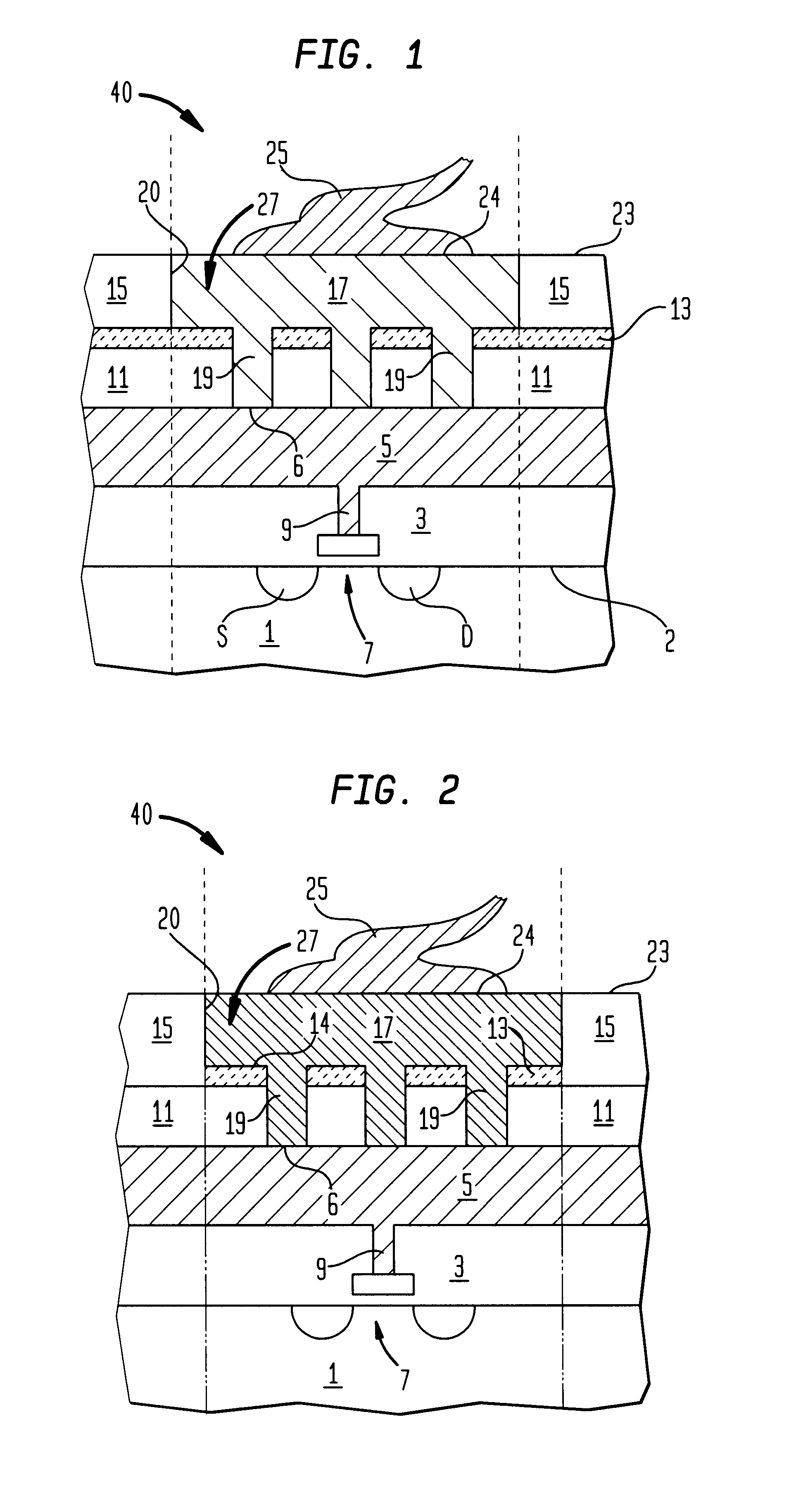 Dual damascene bond pad structure for lowering stress and allowing circuitry under pads
