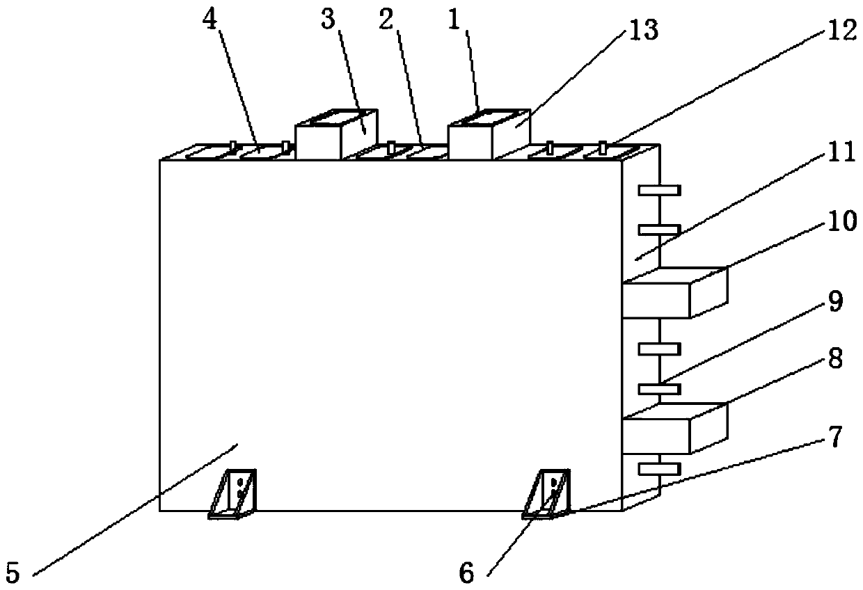 Prefabricated wall panel of house