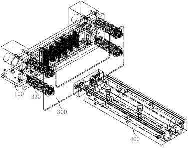 Automatic plug-in system for signals of liquid crystal display screen and signals of all ports of liquid crystal display television