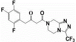 Synthesis method of sitagliptin phosphate intermediate
