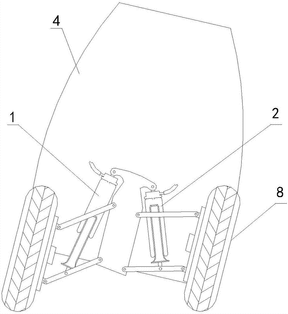 Vehicle with foot control balance system