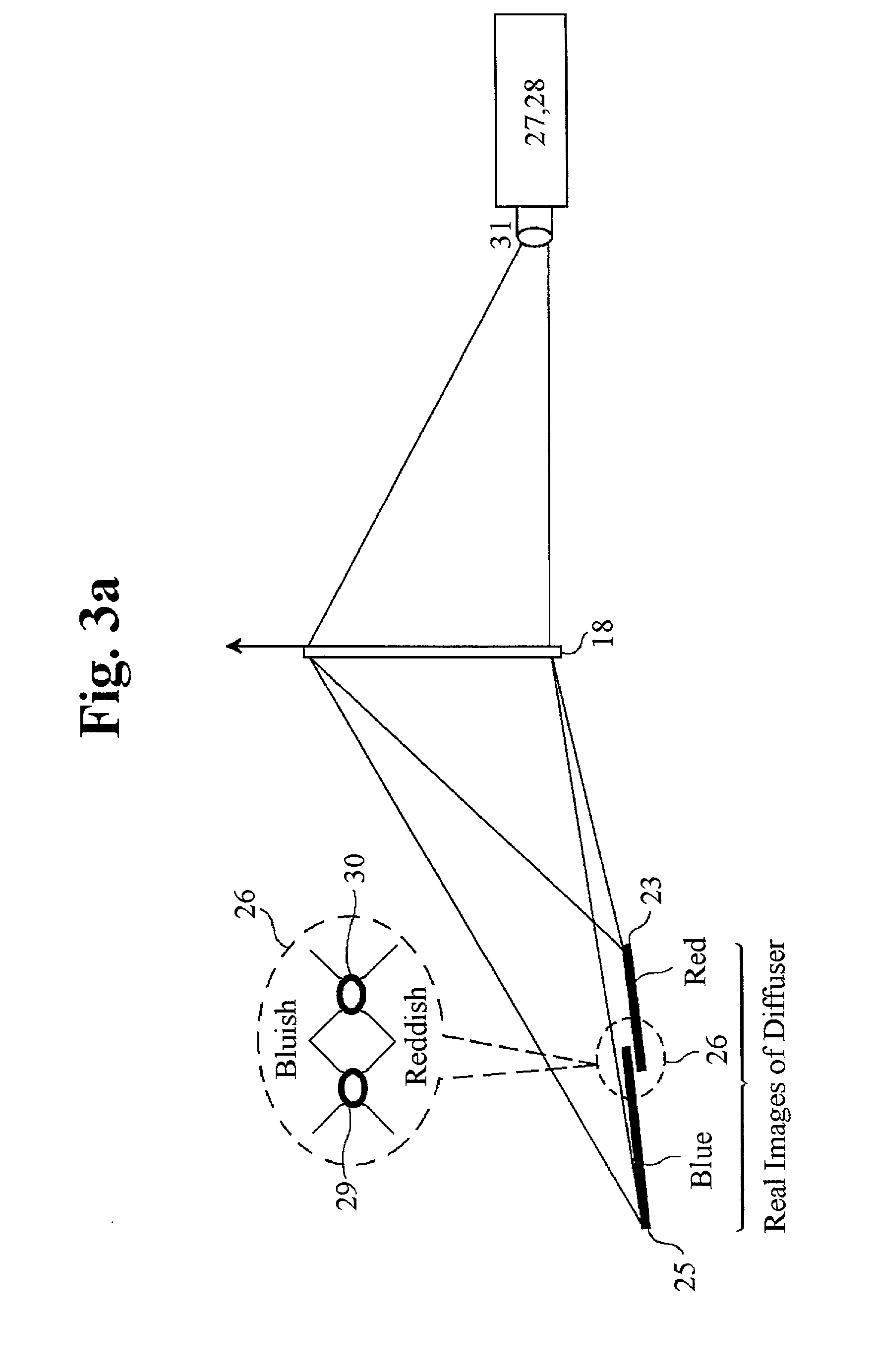Holographic projection screen for displaying a three-dimensional color images and optical display system using the holographic screen