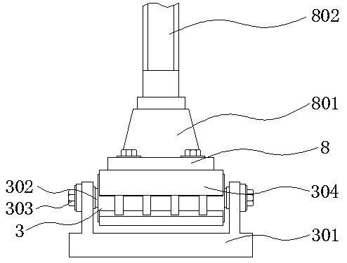 Screw cap machining equipment with lifting structure and capable of directionally moving
