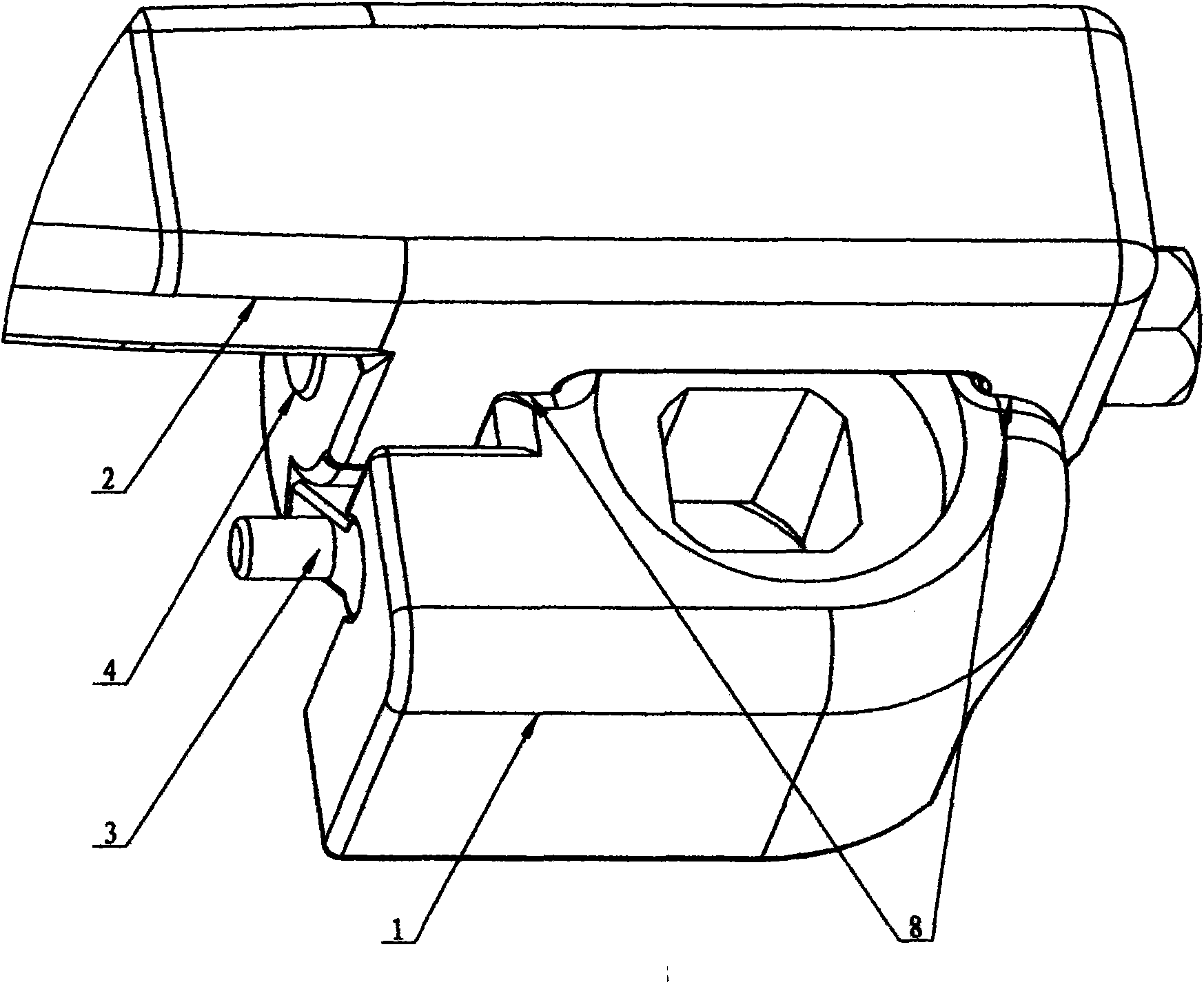 Folded pedal for folded bicycle