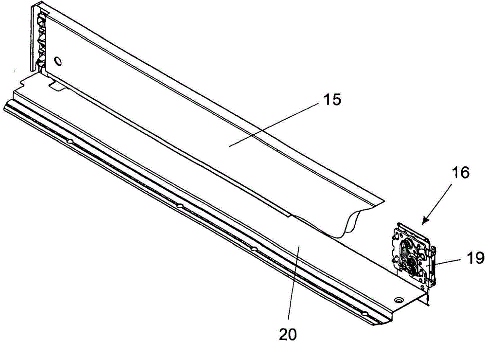 Locking mechanism for a piece of furniture and furniture piece with locking mechanism